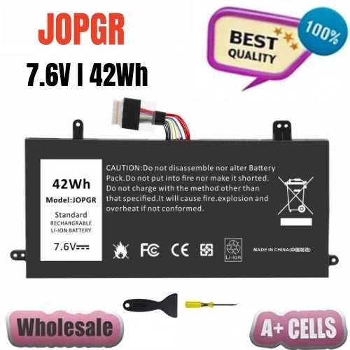 42Wh Battery for Dell Latitude 12 5290 5285 2-in-1 J0PGR JOPGR 0J0PGR T17G