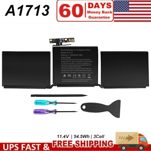?A1713 A1708 A2171 A2338 Battery For MacBook Pro 13" A1708 Ende 2016 Mid 2017