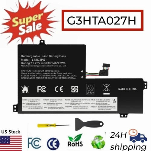 ?L17M3PB0 L18D3PG1 BATTERY FOR LENOVO 100e 300e 500e Series 5B10W67369 42Wh