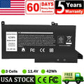 ??Lot 10X Battery DJ1J0 For Dell Latitude 12 7280 7290 13 7380 7390 14 7480 7490