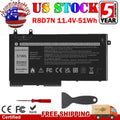 R8D7N Battery For Dell Precision 3540 M3540 3550 Inspiron 7590 7591 7791 51Wh