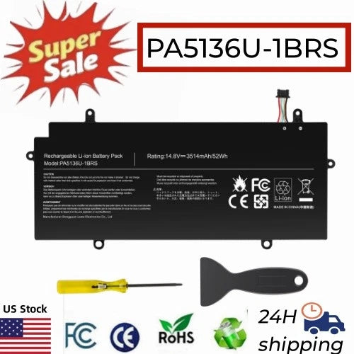 PA5136U-1BRS Battery for Toshiba Portege Z30 Z30-A Z30-A1301 Z30-B 52Wh