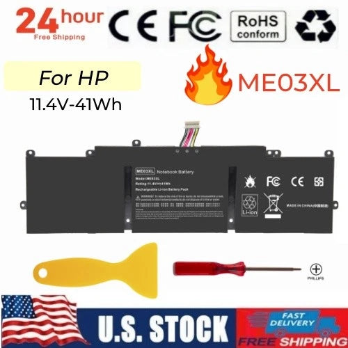 ?ME03XL Battery For HP Stream 11 13-C010NR Notebook 787521-005 787089-541 41Wh