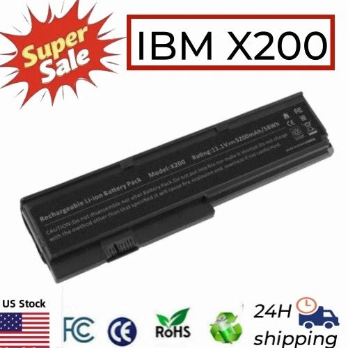 ?Battery For IBM Lenovo ThinkPad X200 X200s X201 X201i Series 42T4650 42T4534