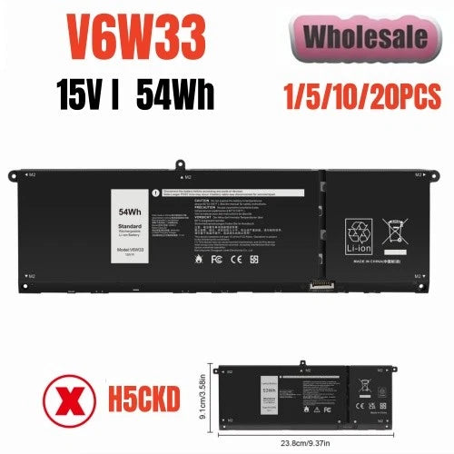 ??LOT 20X V6W33 Battery for Dell Inspiron 15 5415 5510 5515 Latitude 13 3320