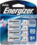 8 Energizer L91BP-8 Ultimate Lithium AA Batteries, Date 2037