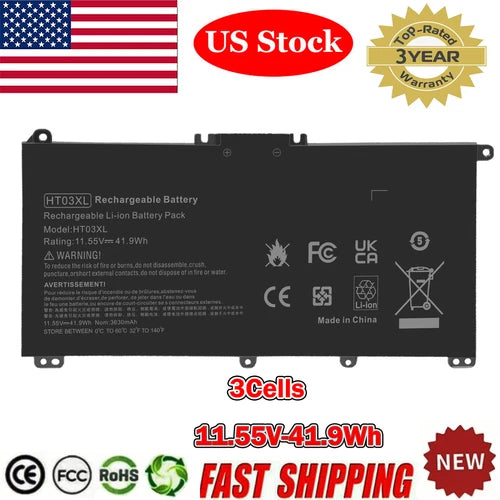 Lot HT03XL Battery for HP 245 250 255 G7 14-CF 15-DA 15-DB 17-CA L11119-855
