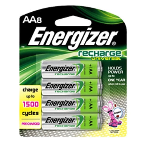 Energizer Pre-Charged Rechargeable AA Battery 8 Pack UNH15BP-8