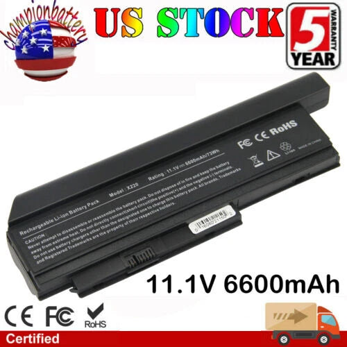 Battery for Lenovo IBM ThinkPad X220 X220s X220i 0A36281 0A36282 0A36283 9 Cell