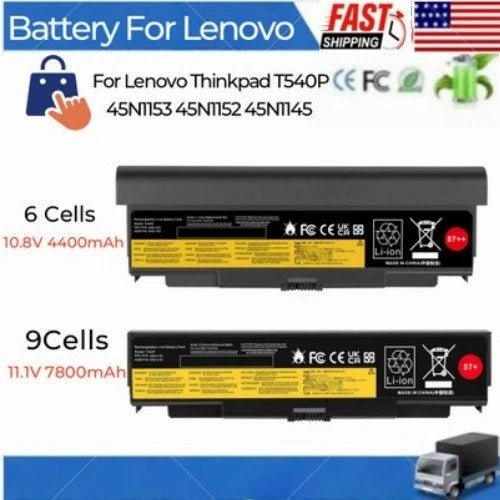 57+/57++ Battery For Lenovo Thinkpad 45N1153 45N1152 45N1145 W540 T540P T440P
