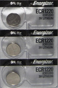3 Fresh ENERGIZER CR1220 BATTERY 3V LITHIUM CR 1220 DL1220 BR1220 BRAND NEW