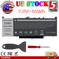 55Wh Laptop Battery For Dell Latitude E7270 E7470 Series R1V85 MC34Y 7.6V J60J5