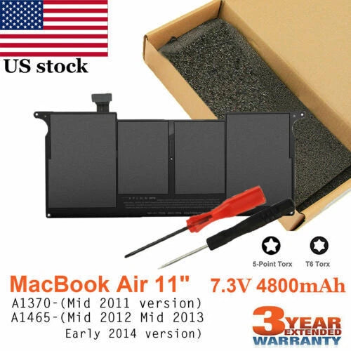 A1406 Battery for MacBook Air 11 inch A1370 A1495 Mid 2011 2012 2013 Early 2014