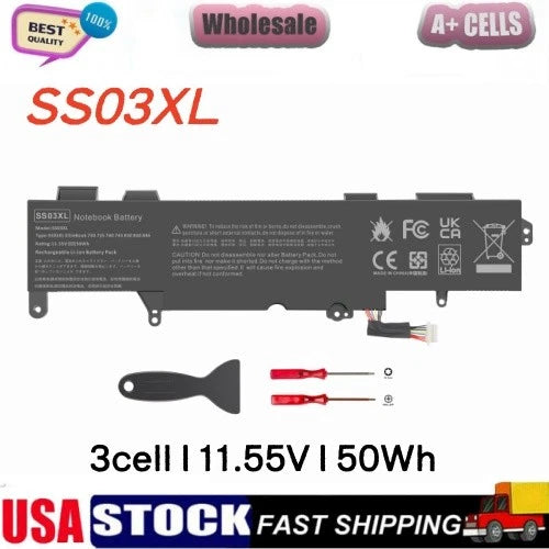 SS03XL Battery For HP EliteBook 830 G5 / 840 G5 / 735 G5 745 Series 50wh