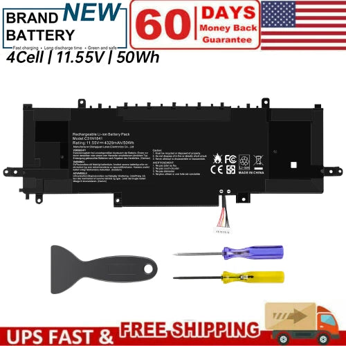 C31N1841 Battery for ASUS ZenBook UX333FAC UX334FA UM433DA UX434F Q427 Q427FL