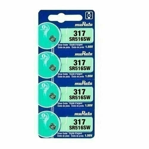 4 Sony 317 Watch and Calculator Batteries