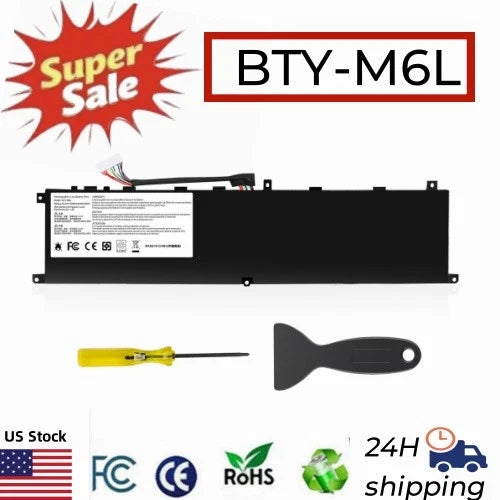 BTY-M6L Battery for MSI GS65 GS75 Stealth Thin8SE 8SF 8SG 9SD 9SE 9SG Modern 8RC