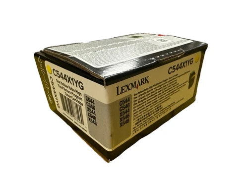 Lexmark C544X1YG Yellow Toner Cartridge C544 C546 X544 X546 X48