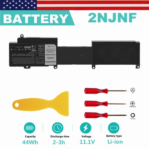 2NJNF Laptop Battery For Dell Inspiron 14z-5423 15z-5523 Ultrabook Series 44Wh