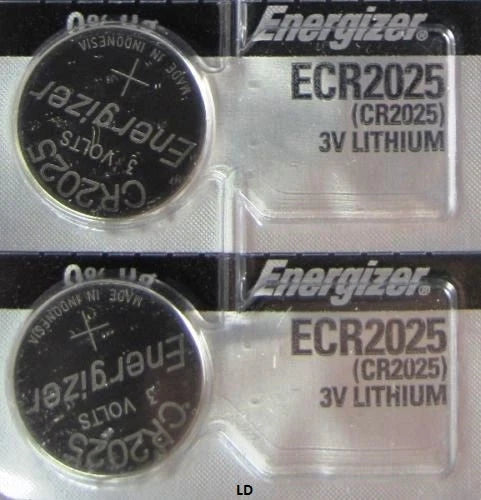 Energizer ECR 2025 CR 2025 (2 piece) Lithium 3V Battery New Authorized Seller