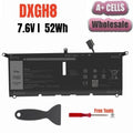 DXGH8 0DXGH8 Battery For XPS 13 9370-D1605G XPS 13 9380 2019 Latitude 3301 52Wh