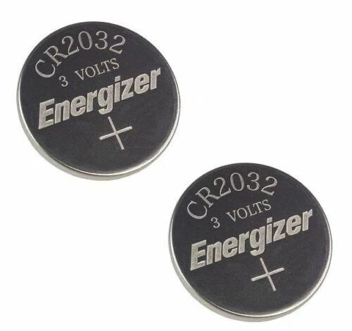 2 Pcs Fresh Stock Energizer CR2032 3V Lithium Coin Cell Battery CR 2032 ECR2032
