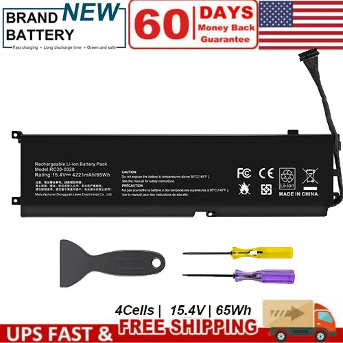 New RC30-0328 Battery for Razer Blade 15 Base 2020 2021 RZ09-0328 RZ09-03287