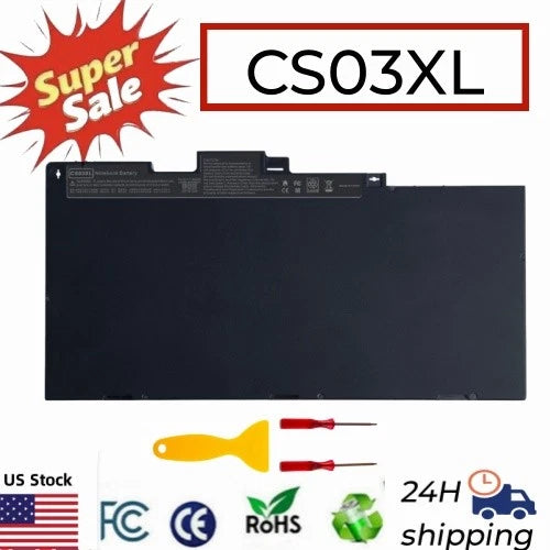 LOT 10x 46Wh CS03XL Battery For HP Elitebook 745 840 G3 G4 854108-850 800513-001