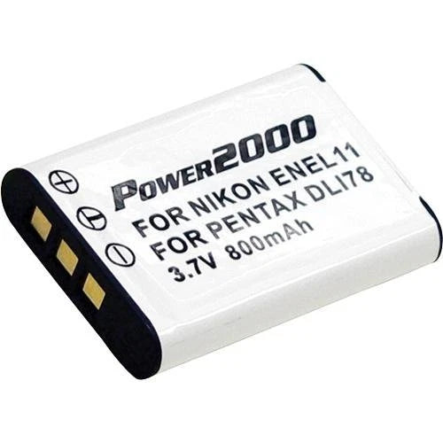 Power2000 EN-EL11 Battery for Olympus FE-370, Pentax Optio L50, L60, M50