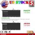 PW23Y/JD25G Battery for Dell XPS 13 9360 XPS 13 9343 9350 13D-9343 7.4V/7.6V New