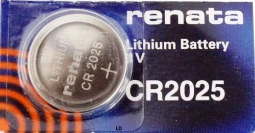 CR 2025 RENATA WATCH BATTERY ECR2025 BR2025 FREE SHIPPING Authorized US Seller