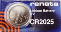 CR 2025 RENATA WATCH BATTERY ECR2025 BR2025 FREE SHIPPING Authorized US Seller
