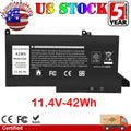 DJ1J0 PGFX4 Battery for Dell Latitude 12 7280 7290 14 7480 7490 E7280 E7480 42Wh