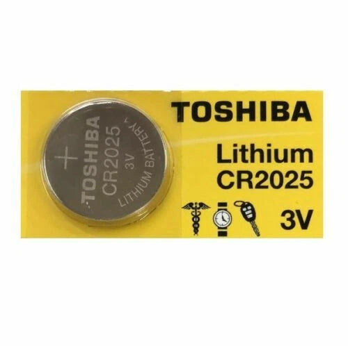 1 X Original Toshiba CR2025 CR 2025 3V LITHIUM BATTERY BR2025 Watch EXPR 2025