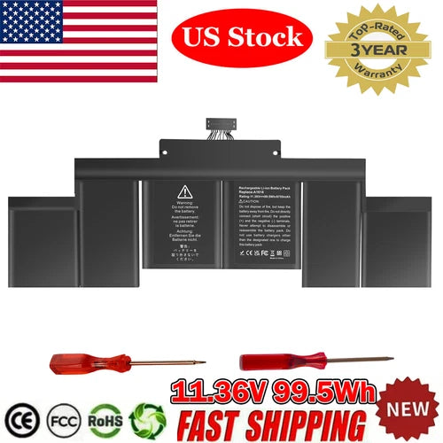 A1494 Battery for MacBook Pro 15"A1398 Mid 2015 Mid 2014 Late 2013 EMC2674 A1618