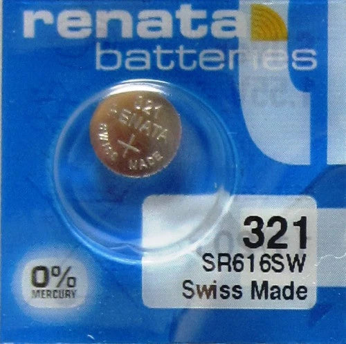 Renata SR616SW SR616W Silver Oxide Battery 1 Pc