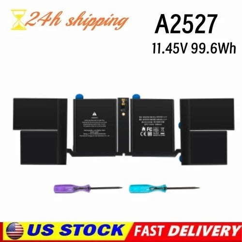 A2527 Battery for APPLE MacBook Pro 16" A2485 Late 2021 Version EMC 3651 99.6Wh