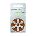 60 Powerone Hearing Aid size 312 Genuine Mercury Free Batteries- Ex-2029-Germany