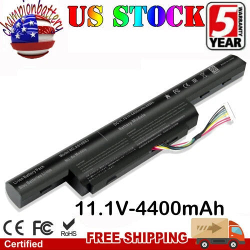 AS16B5J Battery for Acer Aspire E5-575G E5-575G-53VG E5-575-33BM AS16B8J 4400mAh