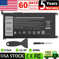 42WH YRDD6 Laptop Battery For Dell Inspiron 3493 3582 3583 3593 3793 VM732 NEW