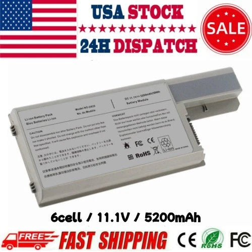 Battery for Dell Latitude D531 D820 D830 M4300 M65 YD626 XD736 312-0393 310-9123