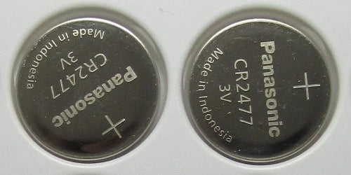 2 NEW PANASONIC CR2477 3V LITHIUM BATTERIES CR 2477 Expiration date 2028