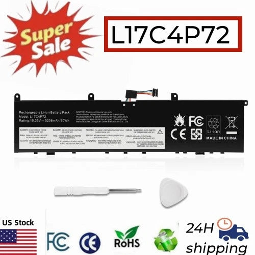 ?L17C4P72 Battery for Lenovo ThinkPad P1 X1 Extreme 1st 2nd Gen 01YU911 01AY969