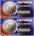 CR 2025 RENATA WATCH BATTERY (2 piece) ECR2025 FREE SHIPPING Authorized Seller