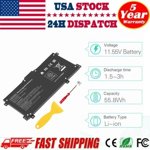 LK03XL Battery For HP ENVY 15-BP 15M-BQ 17-AE 17-CE L09281-855 916814-855