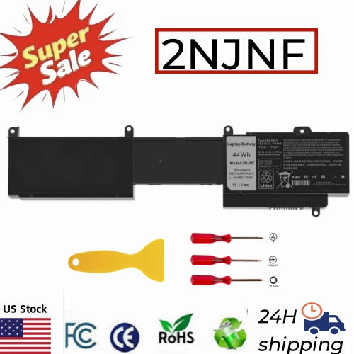 2NJNF Battery for Dell Inspiron 14z-5423 15z-5523 8JVDG 0TPMCF 08JVDG 44wh