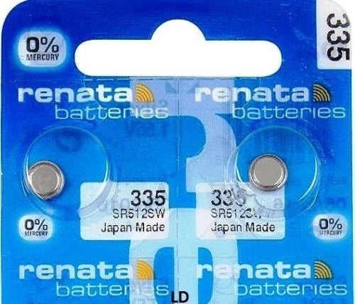 335 RENATA SR512SW SR512 (2 piece) Watch Battery Free Shipping Authorized Seller