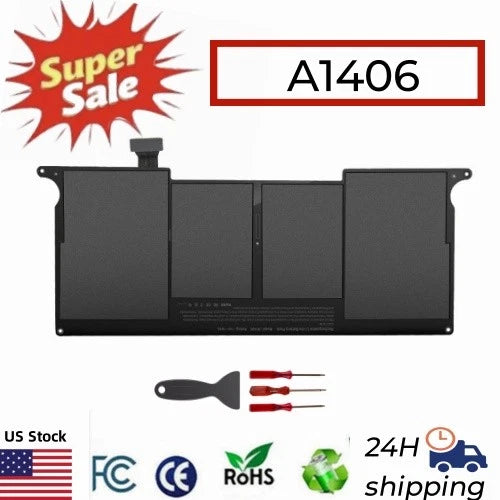 ?A1406 Battery for Apple MacBook Air 11in A1370 A1465 Mid 2012 2013 2011 36wh