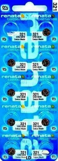 321 RENATA SR616SW SR616 (10 piece) Watch Battery Free Shipping AuthorizedSeller