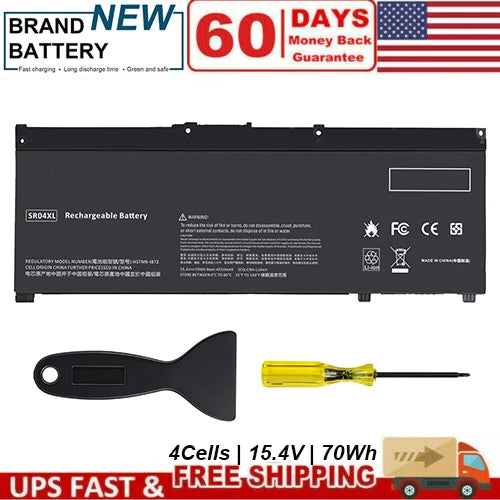 Battery SR04XL 917678-1B1 917678-2B1 917724-855 for HP Omen 15-ce000 15-ce000
